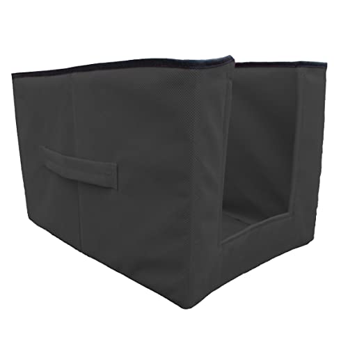 Image of Shirt Organizer with Front Seeing Window Foldable, Non-Woven Fabric, Shirt and Dress Stacker, Wardrobe Organizer (Pack of 4)