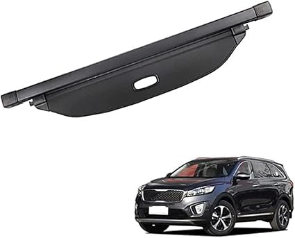 Maletero Trasero retráctil para Kia Sorento 2015 2018,Cubierta de Carga para Maletero de Coche Cubierta de Seguridad para Maletero