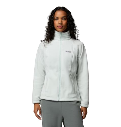 Image of Columbia Women's Plus Benton Springs Full Zip Fleece Jacket, Tea Light, 1X