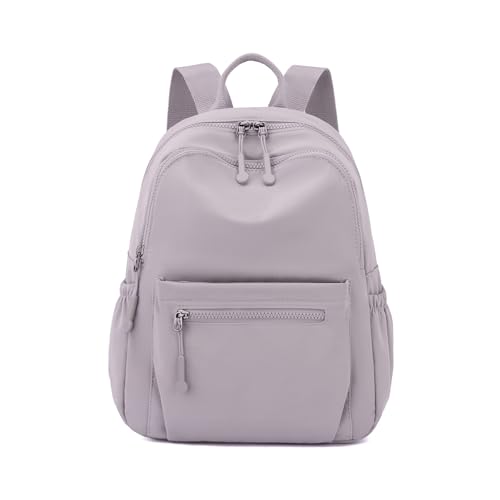 Image of Tanweibago Mini Nylon Women Backpacks,11L Small Ladies backpacks Casual Lightweight Women Shopping Travel Daypack (Z1-purple)