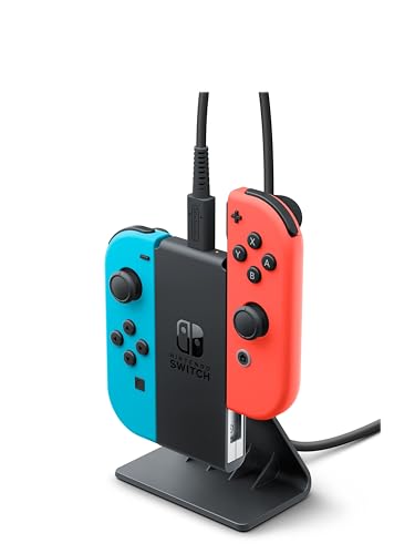 Cargador de Joy-Con para Nintendo Switch con soporte de dos posiciones 3