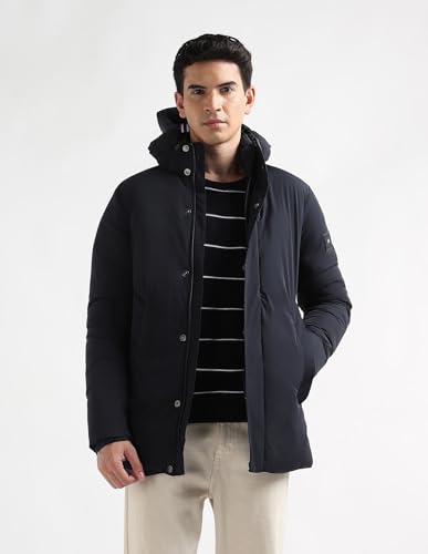Image of Arrow sport men's solid regular fit jacket
