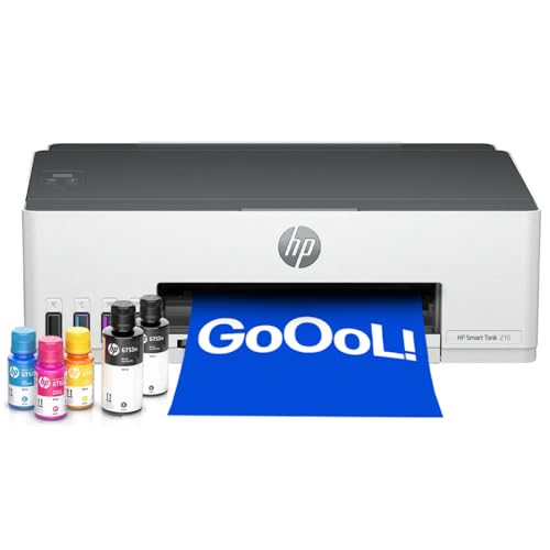 Impressora HP Smart Tank 210 com Tanque de Tinta Colorida - Com Wi-Fi - USB 2.0 de alta velocidade. Funções da impressora: Imprimir. Cor: ‎Branco (3D4L5A)