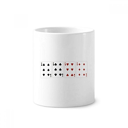 Modèle en céramique porte-brosse à dents DIYthinker 350ml tasse blanche