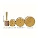 Wooden Percussion Turbo Cabasa Instrument, Metal Beaded Chain and Cylinder Pop Hand Shaker, for Band Music Education