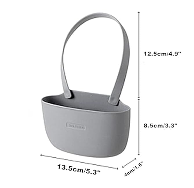 Kitchen Sink Caddy Sponge Holder Hang Basket for Scrubber Dish Brush Soap Holder Pocket Kitchen Accessories Organizer (Single Basket,2pcs)