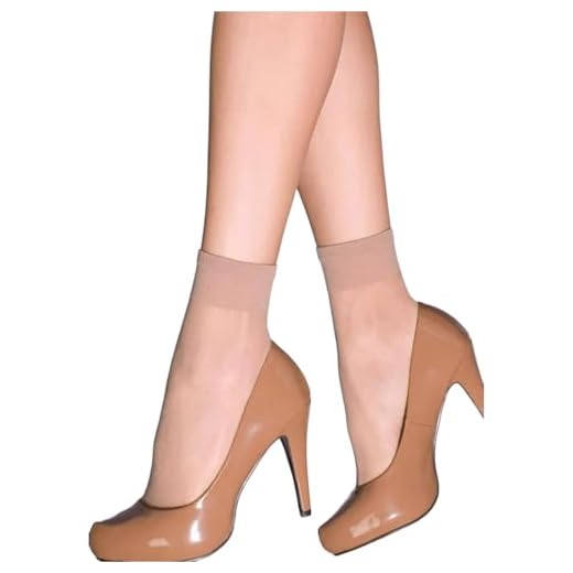 Kit 10 Pares Meia Fina Feminina Curta Soquete Antiderrapante (BR, Numérico, 34, 39, Regular, Regular, 34-39, Natural Claro)