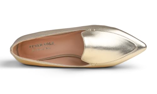 Image of FEVERSOLE Women's Loafer Flat Pointed Fashion Slip On Comfort Driving Office Shoes