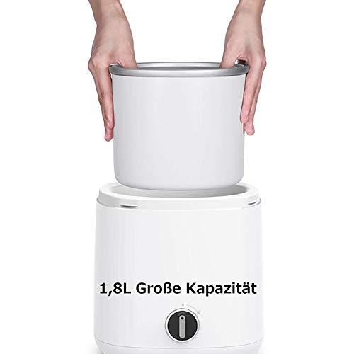 MNCYGJ Softeismaschine Für Zuhause Eismaschine Selbstkühlend 1.8L Kapazität, Automatisch Frozen Yogurt Maschine(20-30 Minuten) Eismachermaschine – Bild 3