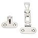 Joyzan Boat Anti Rattle Latch, Stainless Steel Marine Lockable Hold Down Clamp Heavy Duty Door Hatch Hardware Fasteners Locker Cabinet Yacht Locking Hasp Solid Construction Kayak Tackle Boxes 2pcs