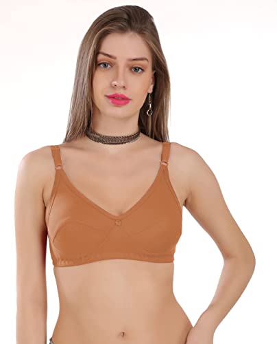 Image of Strowberry Women's Cotton Non-Padded Wire Free Full Coverage Bra