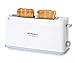 Orbegozo TO 4014 Langschlitz-Toaster, 7 Bräunungsstufen, Cool-Toast-Gehäuse, Krümelschublade, Brötchenaufheizung, Schnellstopp, 850 W