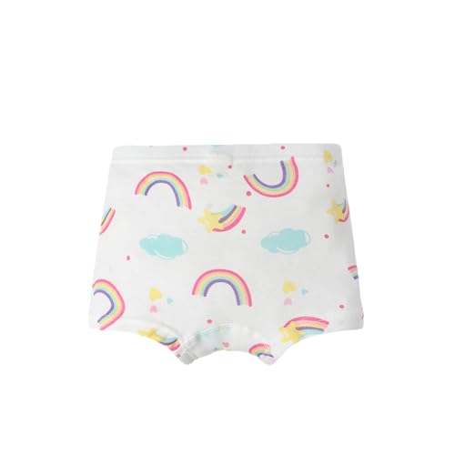 Soft Cotton Girls' Panties Cute Toddler Underwear with 6 Packs, age 2-104
