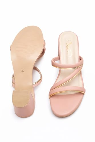 Image of Women's PU Leather Sandals | Comfortable Open-Toe Stylish Sandal Flats
