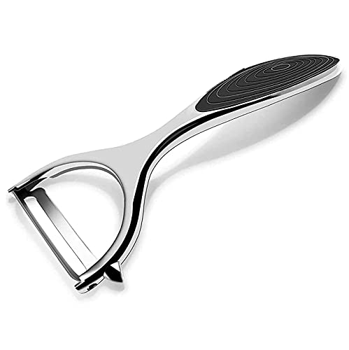 Image of Panchhi Store Peeler for Vegetable Fruit Potato Stainless Steel Material with Stainless Steel Tea Strainer Sharp and Smooth Peeler