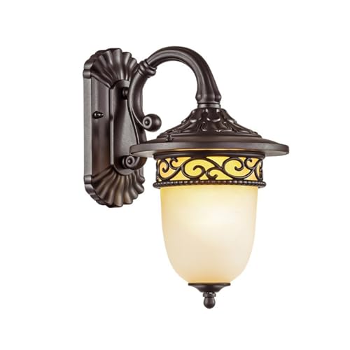 Lampe murale européenne étanche et luminaire de couloir rétro en aluminium