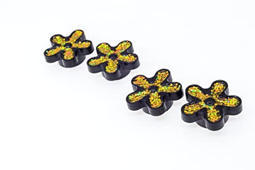 Image of FD&D Multiple Use Shining Screw Cap, Golden Daisy Pattern with M5 Machine Screw