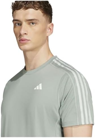 adidas Erkek OTR E 3S TEE T-Shirt SILGRN L - Görsel 3