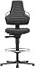 Produktbild Interstuhl bimos Arbeitsstuhl Nexxit 3 Griff grau Sitzhöhe 570-820 mm Stoff schwarz,Fußring