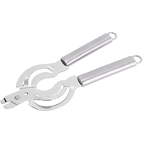 Can Opener, Multifunctional Stainless Steel Can Opener Bottle Jar Lid Remover Kitchen Tool for Home Kitchen Restaurants Cover