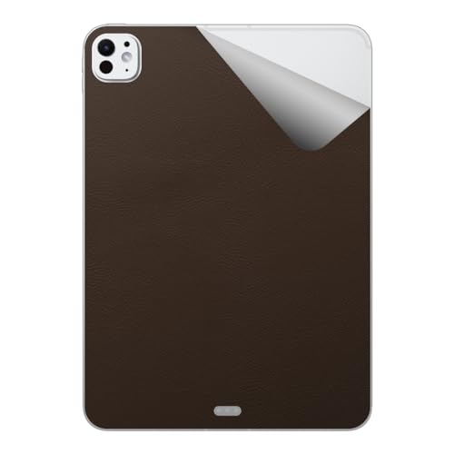 PDA工房 スキンシール iPad Pro (11インチ)(M4・2024年発売モデル) 対応 【レザー調・ブラウン】