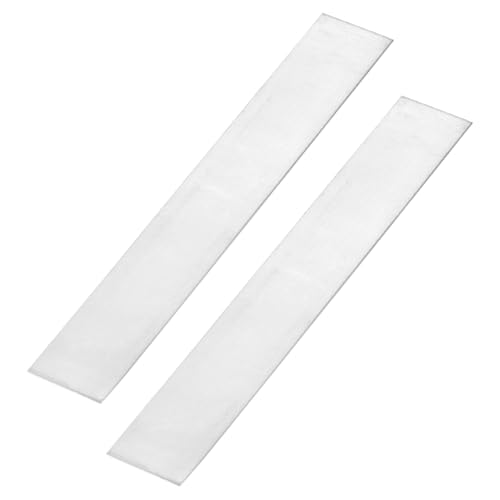 uxcell 2 Pcs Zinc Sheets, 99.995% High Purity Zinc Plate 0.02"x1"x6"(0.5x25x150mm) Metal Zinc Foil Zinc Anode Strip for Science Lab Industry DIY Craft