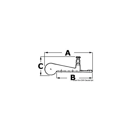 OSCULATI Musone di Prua Inox 340 mm