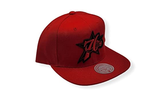 Mitchell & Ness Gorra Snapback Ajustable Roja miniatura 3