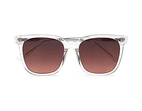 JXS Gafas de sol polarizadas para hombre y mujer con marco grande, lentes retro con bloque exterior TAC HD para pesca, gafas de sol deportivas al aire libre, gris naranja