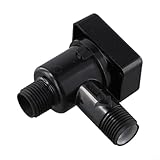 Besttoolifes Wohnmobil-Rückschlagventil für Schwarzwassertank-Spülsystem, 1/2 für NPT, kompatibel mit Campern, Reiseanhängern und Wohnmobilen