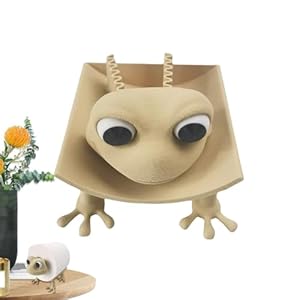 Dgkdek Frosch Toilettenpapierhalter Cartoon-Stil