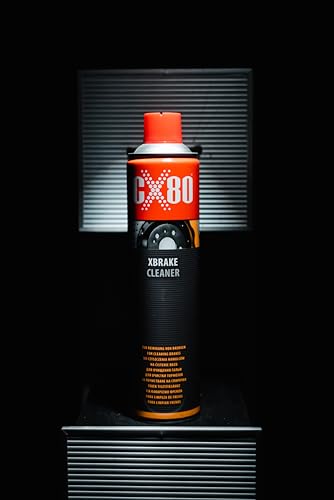 CX80 | XBrake Cleaner – Bremsenreiniger für schnelle und rückstandsfreie Reinigung, entfernt Öl, Fett, Bremsstaub und Schmutz, ohne chlorierte Lösungsmittel | 500 ml
