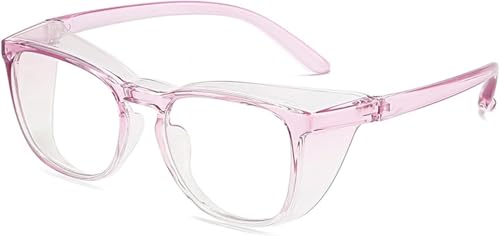 Children's Anti-pollen Glasses, Tr90 Anti-blue Light Glasses, Full Frame Goggles, Anti-fog And Anti-spray, Safety Glasses Suitable For Children Aged 4-14, Light purple