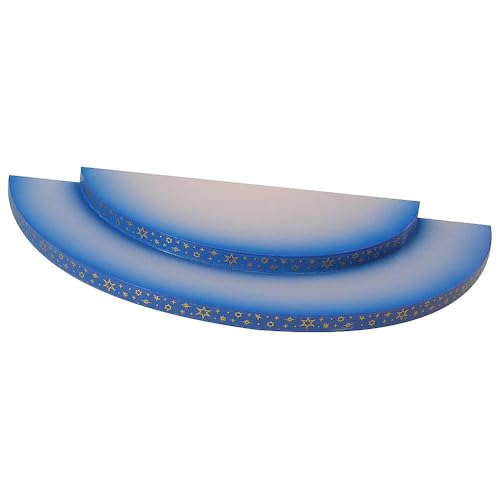 Wolke - 2-stufig - blau - 27x12x2cm / Weihnachtsengel - Original...