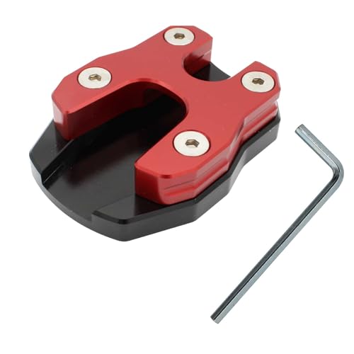 Funriche �o�C�N �T�C�h�X�^���h �v���[�g 5�F�I�� �z���_ �ėp �o�C�N�X�^���h �v���[�g PCX125 PCX150 PCX160 (���b�h) [���s�A���i]