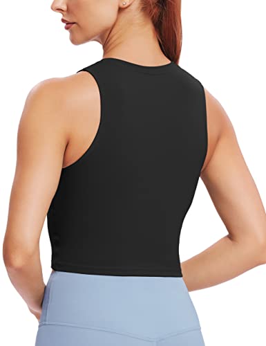 Natural Feelings Nudi Sports Bras for Women Removable Padded Yoga Tank Tops Sleeveless Fitness Workout Crop Tops