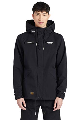 khujo Herren Jacke Delvin Kapuze Baumwolle Innenfutter Sommerparka...