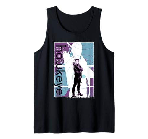 Débardeur Marvel Hawkeye Clint Barton t-shirt sans manches halftone poster homme