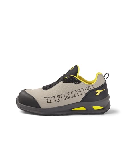 Utility Diadora Smart Softbox Low S1pl FO SR ESD - Zapatillas de Seguridad Unisex para Adulto, Moon Rock Grey, 43 EU