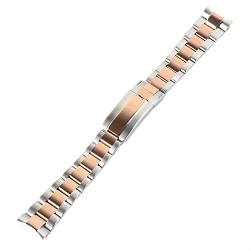 Bracelet de montre acier inoxydable brossé pour le sport et le bureau 20mm