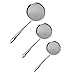 YISHI Paquet de 3 cuillères à Filtre Graisse friteuse écumoire cuillères en Acier Inoxydable Fin Grillage Filtre à Huile passoire à Soupe passoire Filtre à Huile de Cuisson