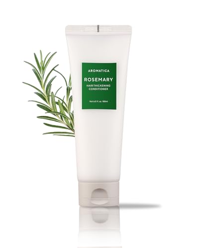 AROMATICA Rosemary Hair Thickening Conditioner, Korean Hair Care Vegan Natural