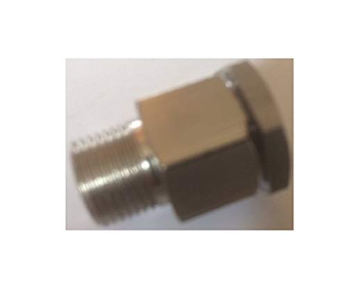 UN Thread to Metric Fitting UNF 5/16-24 Female to M12X1 or 1.0 Male