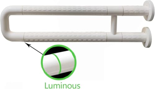 Pasamanos para Personas con Discapacidad, Barra De Apoyo Antideslizante para Baño, Asidero De Seguridad para Ducha, Barra De Equilibrio para Bañera De Pared, Pasamanos para In,A