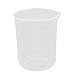 Aexit 300ml PP gauge Volumetric Measuring Cup Container Beaker Clear 95mm Height