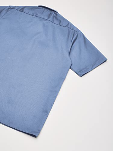 Image of Dickies Men's Short Sleeve Work Shirt - Durable Twill Button Down Shirts for Men, Lightweight Uniform for Daily Wear