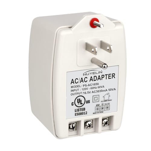 Transformateur de sonnette 16,5V puissant 50VA pour panneau de contrôle