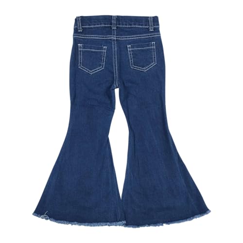 Todder Western Blue Bleached Girl Jeans Bell Bottom Pants2