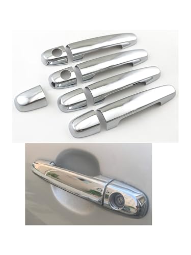 Garniture poignée de porte pour Yaris ABS chromé finition miroir premium