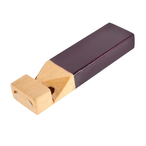 FUNOMOCYA 木製列車ホイッスル 子供用楽器 おもちゃの楽器 教育用ホイッスル 打楽器 オルフ音楽玩具 幼児向け 音楽教育 便携